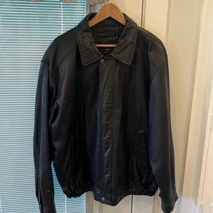 Men’s Claiborne lambskin leather jacket XL